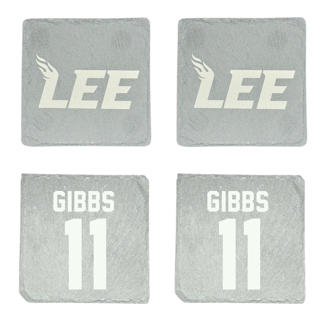 Lee University Softball Stone Coaster (4 Pack)  - #11 Taryn Gibbs