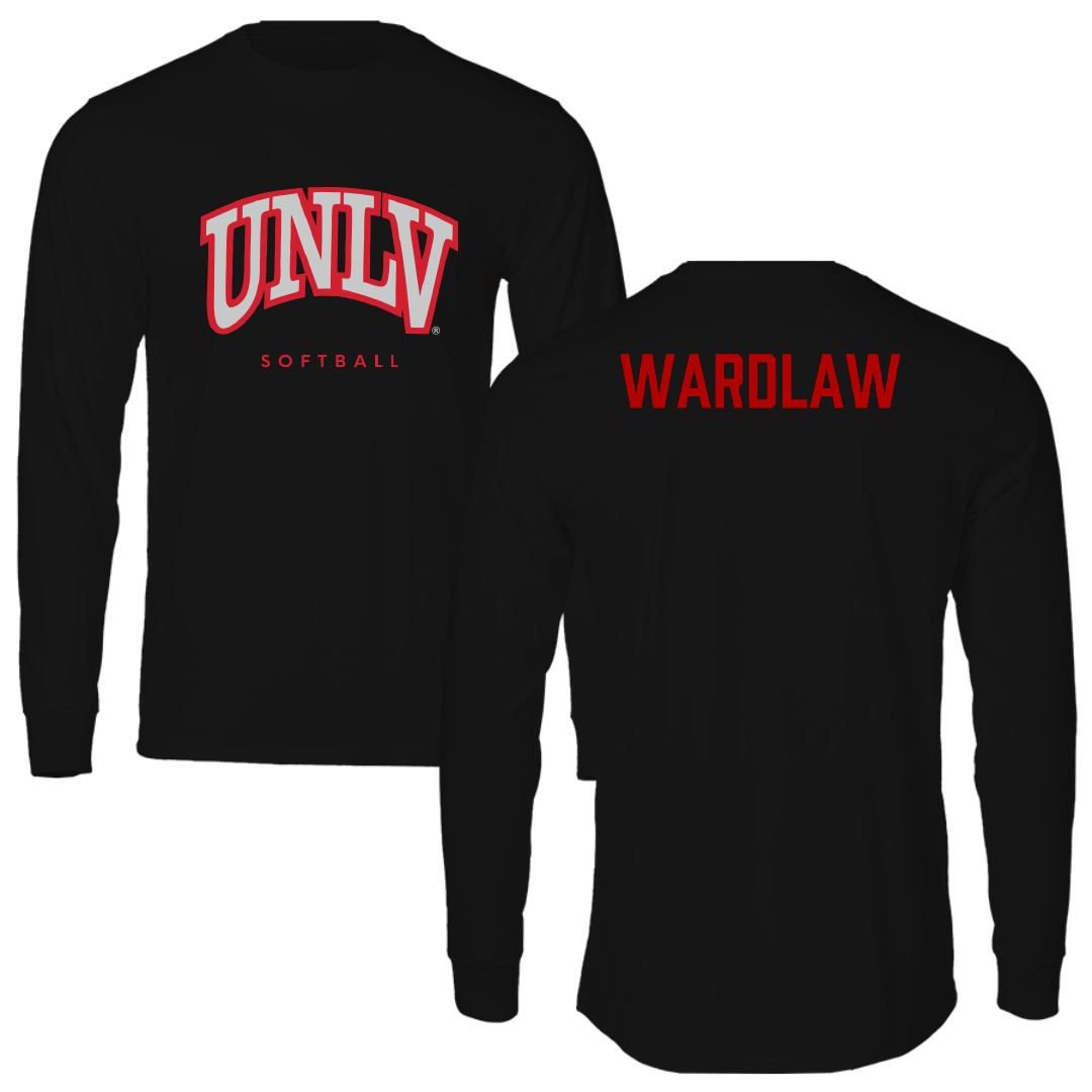University of Nevada-Las Vegas Softball Black Performance Long Sleeve - Emma Wardlaw