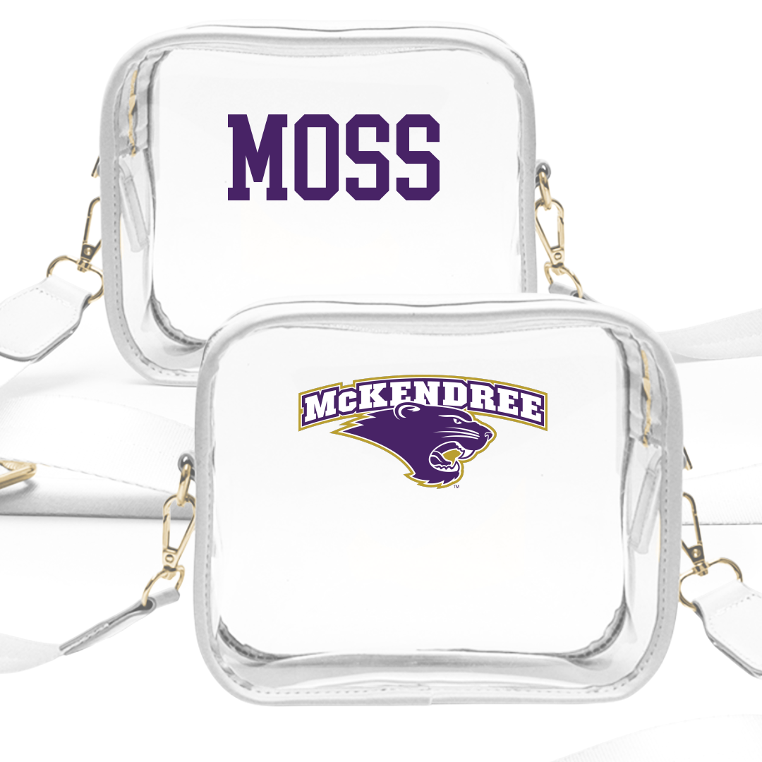 McKendree University Swimming & Diving White Clear Stadium Bag - Keianna Moss