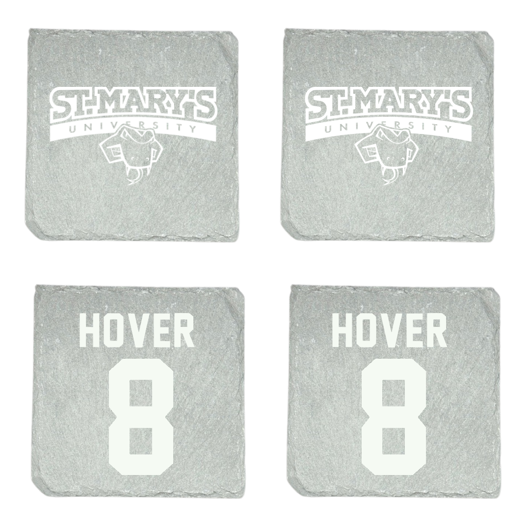 St. Mary's University (Texas) Soccer (W) Stone Coaster (4 Pack)  - #8 Valerie Hover