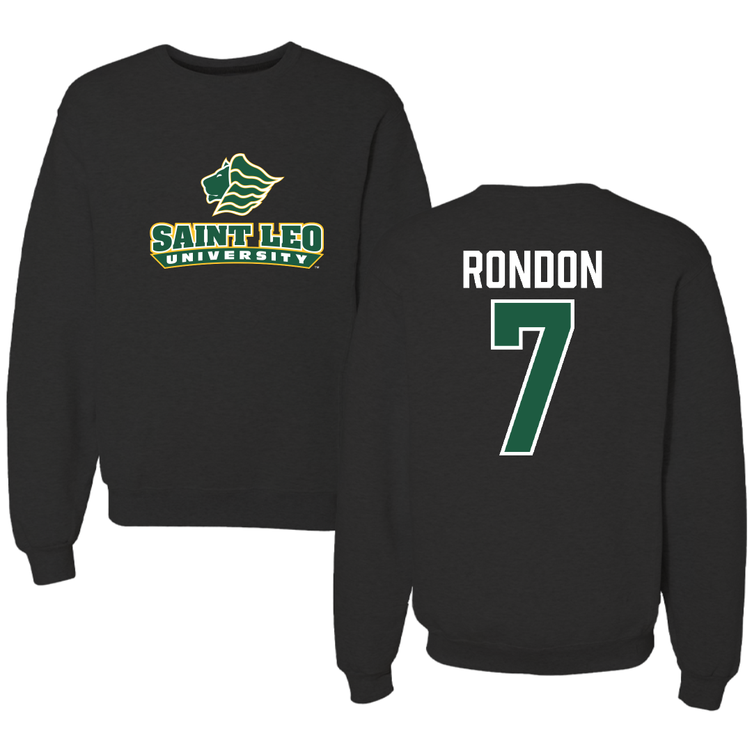 Saint Leo University Soccer Black Crewneck - #7 Valeria Rondon