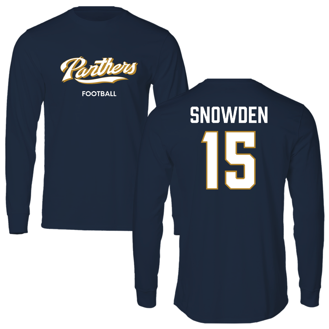 Florida International University Football Navy Long Sleeve - #15 TJ Snowden