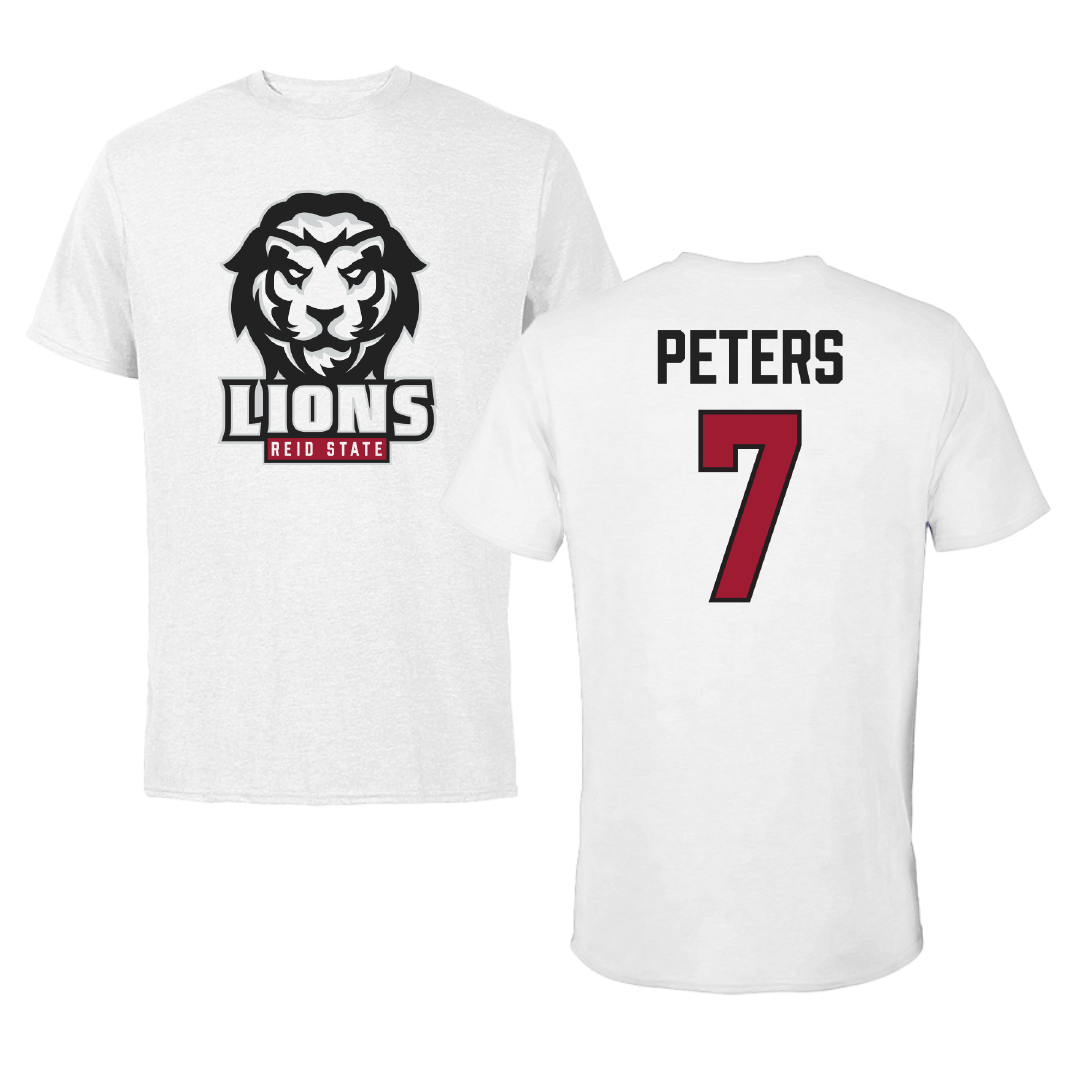 Reid State Community College Baseball White Performance Tee - #7 Braylon Peters
