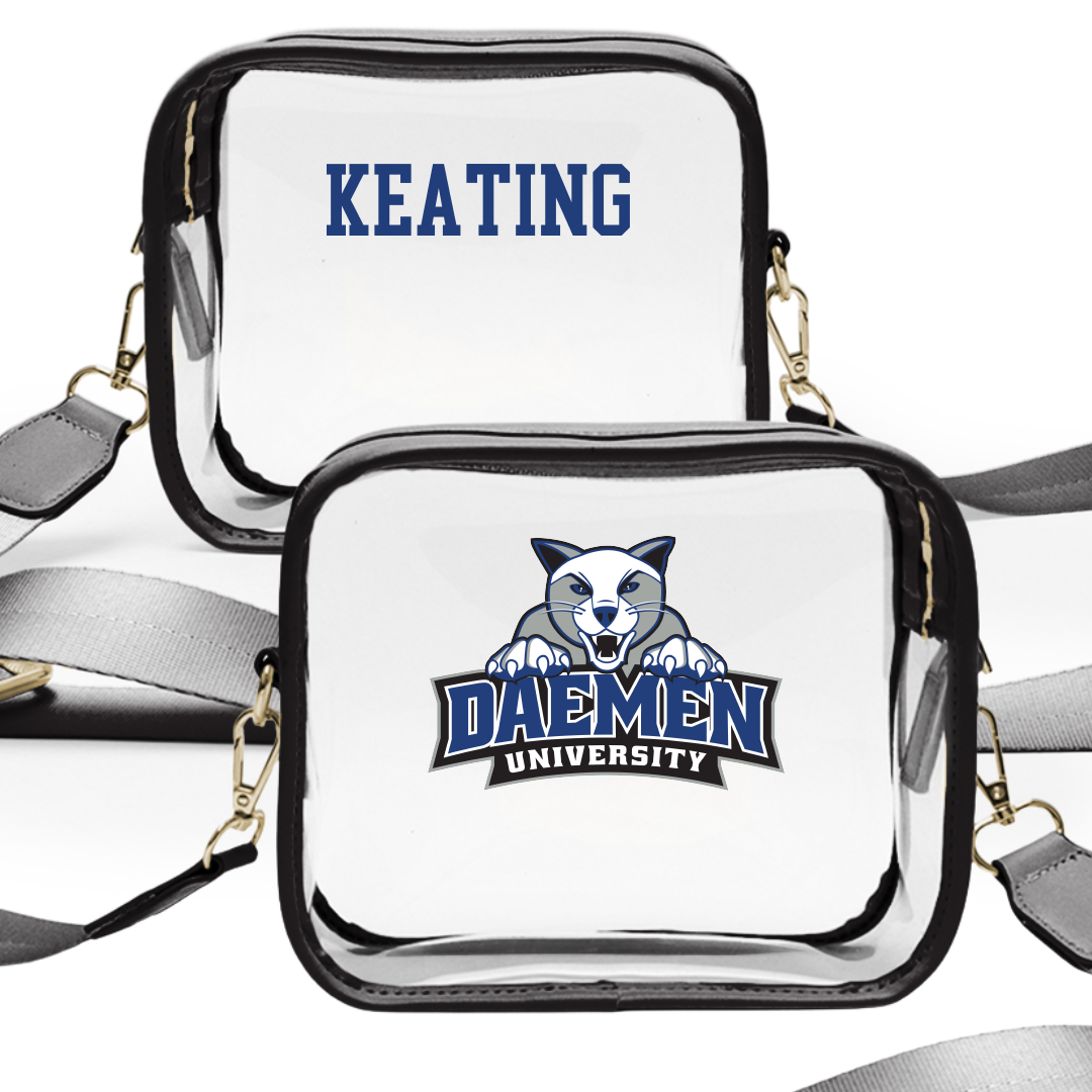 Daemen University TF and XC Black Clear Stadium Bag - Ethan Keating