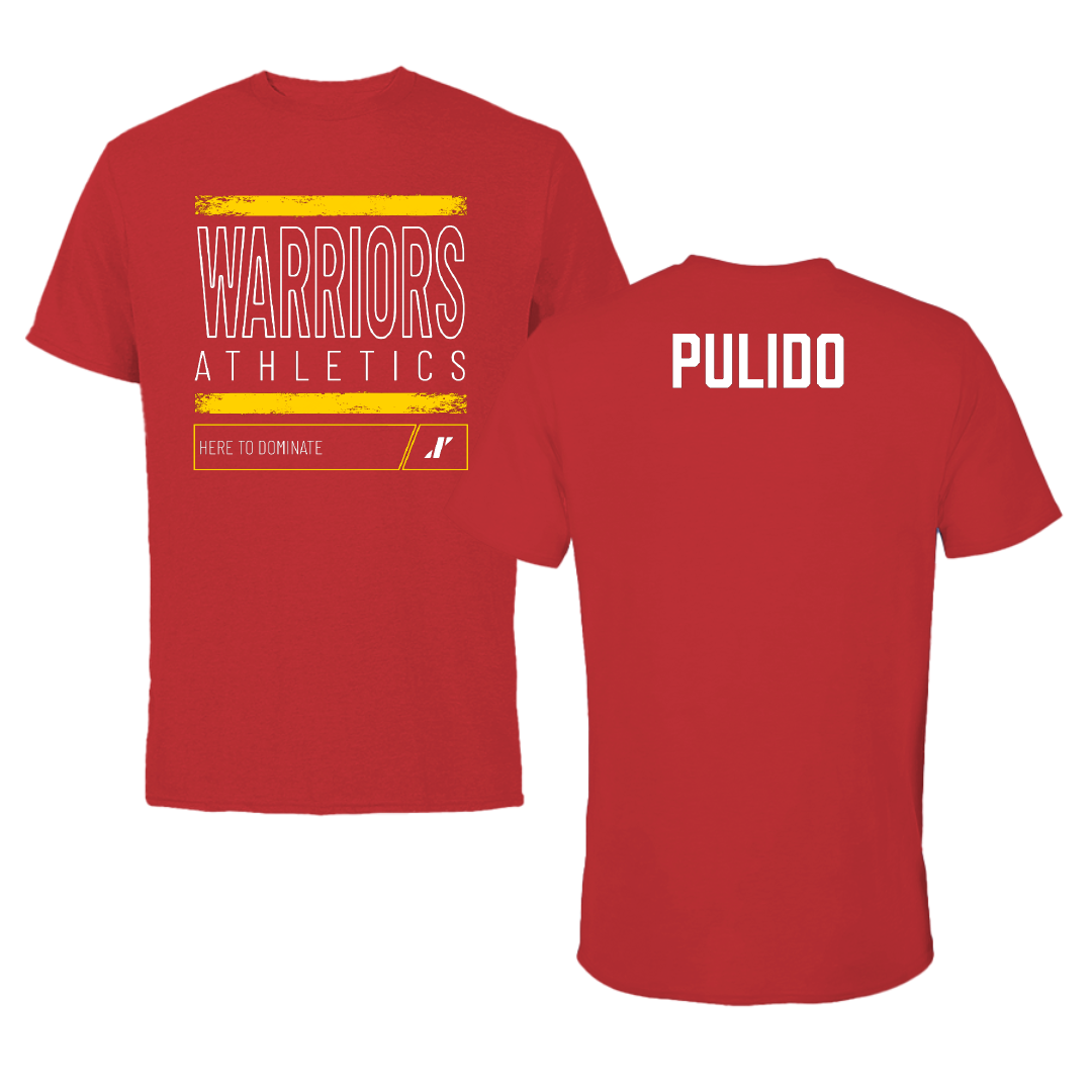 Stanislaus State TF and XC Red Dominate Tee - Elexi Pulido