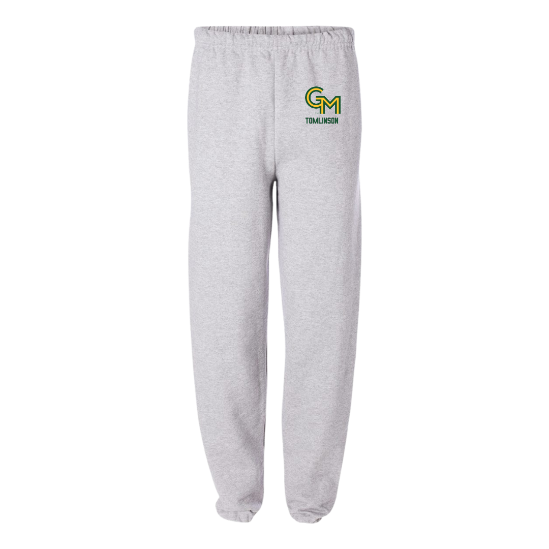 George Mason University Baseball Light Gray Sweatpants - #18 Ty Tomlinson