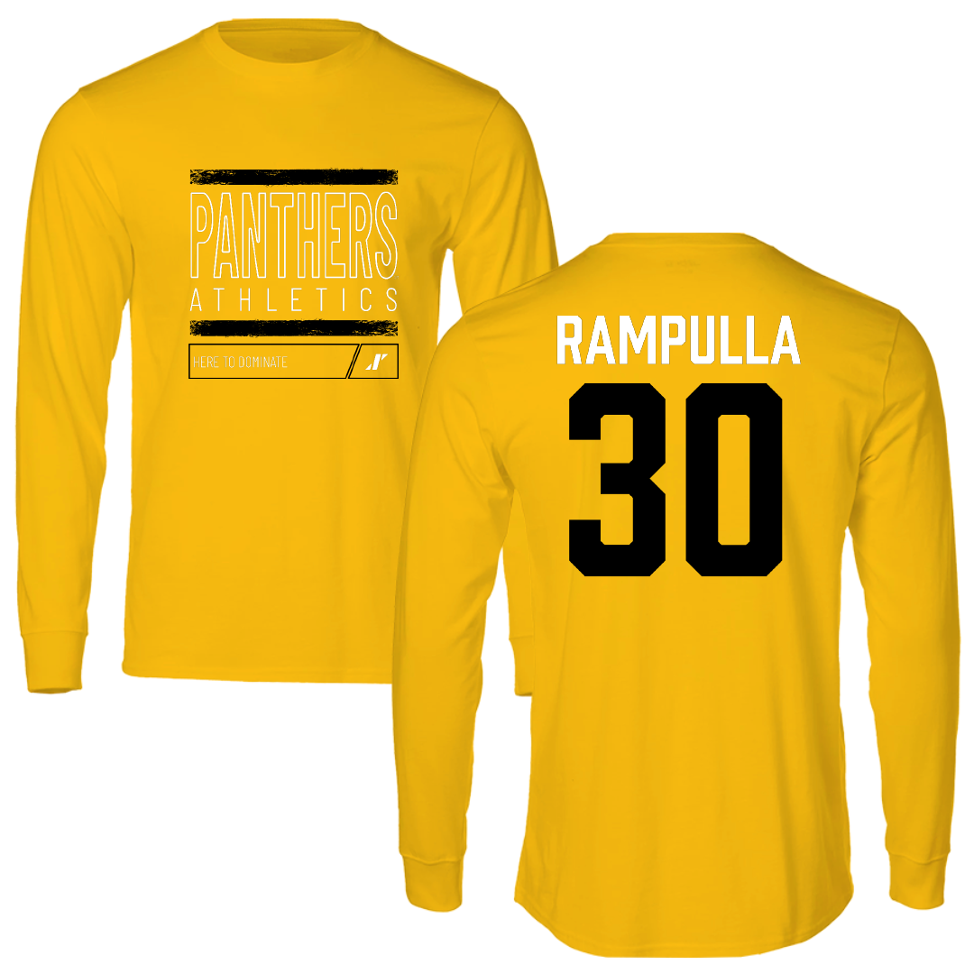 University of Wisconsin-Milwaukee Basketball Gold Dominate Performance Long Sleeve - #30 Sophia Rampulla