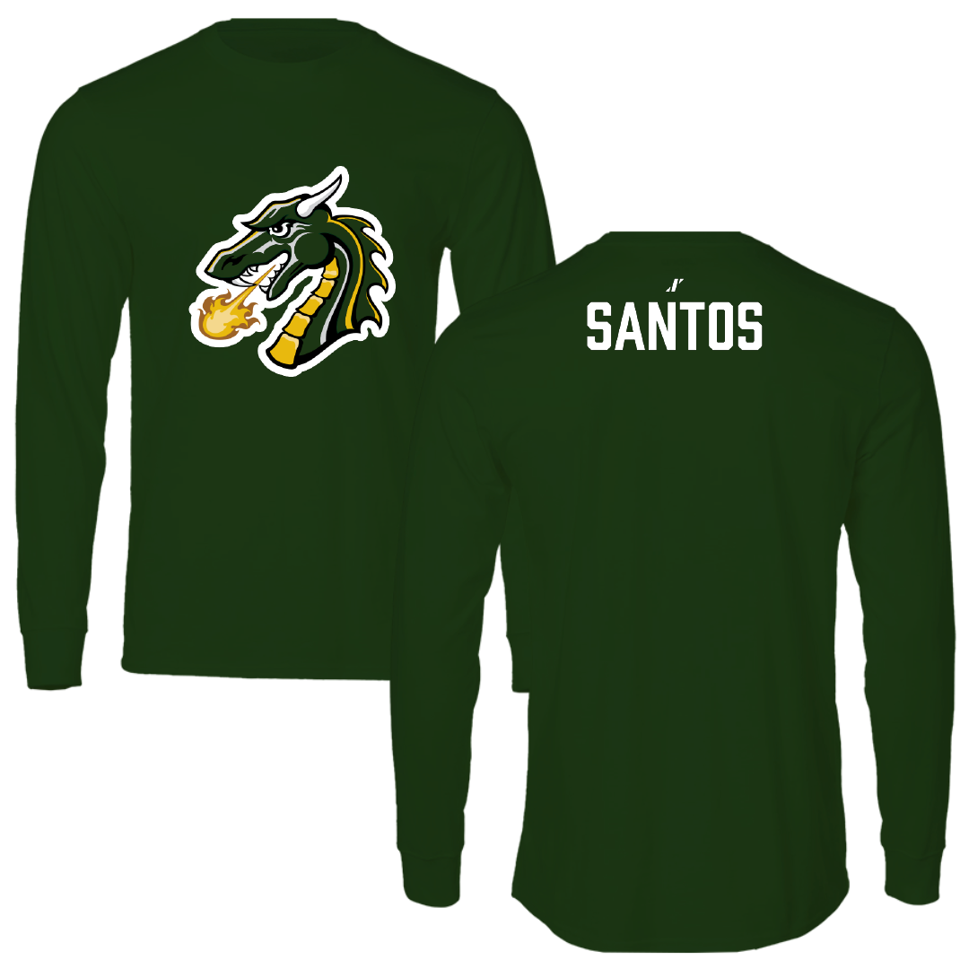 Tiffin University Wrestling Forest Green Long Sleeve - Brecklyn Santos