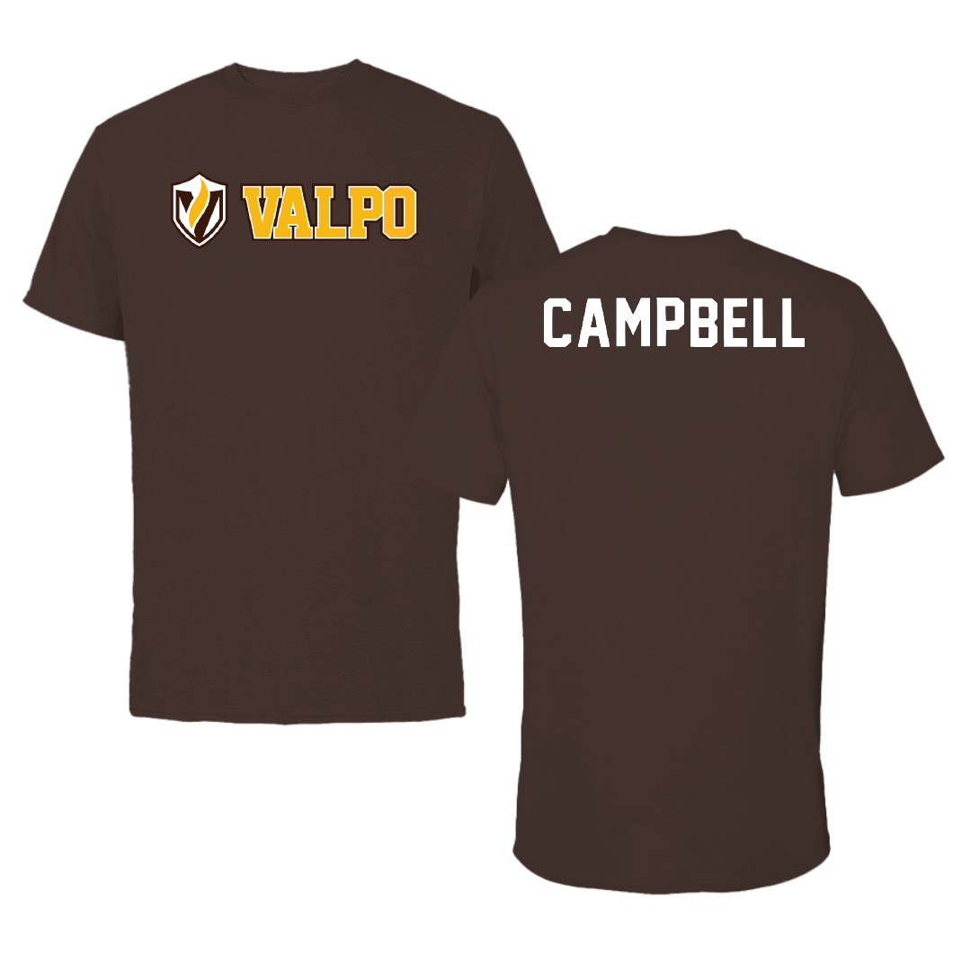 Valparaiso University Cheer Brown Tee - Maddie Campbell