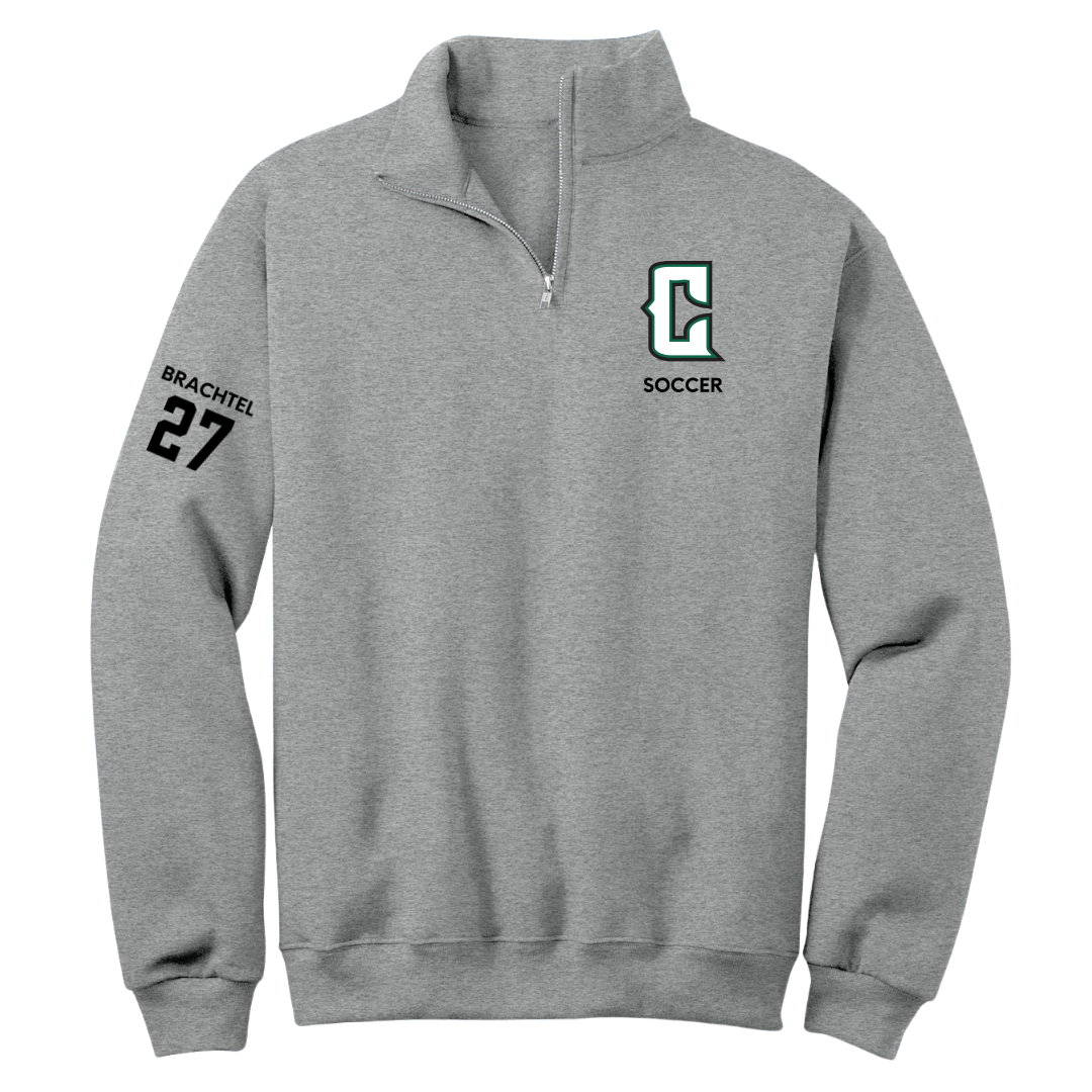 Central Community College at Columbus Soccer (W) Sport Gray Quarter-Zip - #27 Katelyn Brachtel