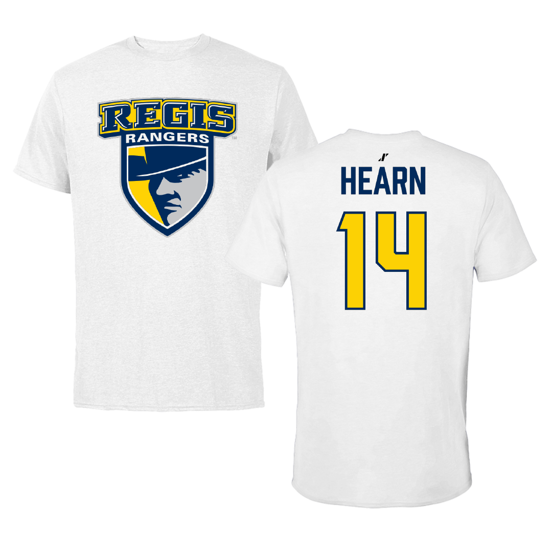 Regis University (Colorado) Baseball White Performance Tee - #14 Dylan Hearn