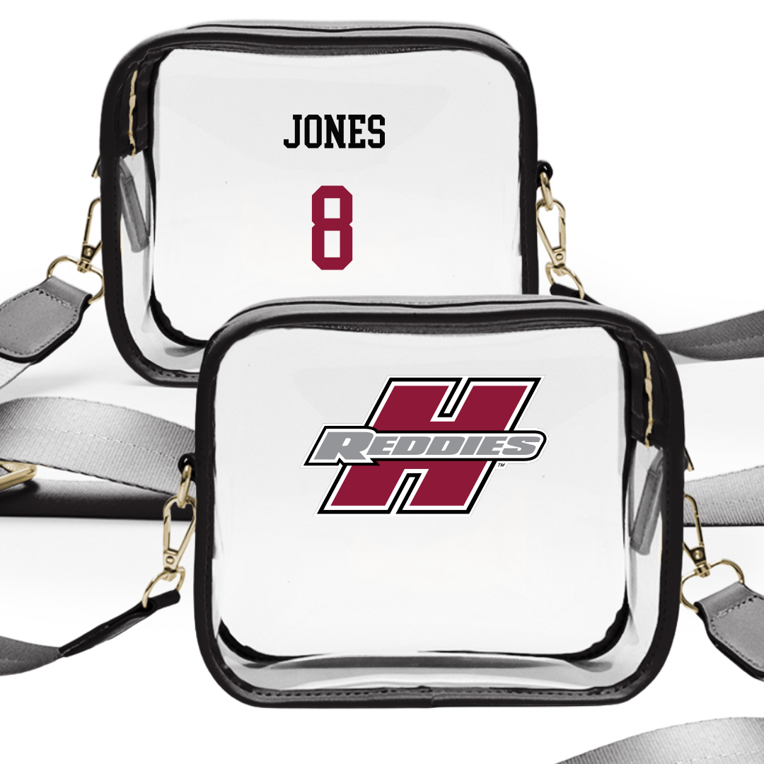 Henderson State University Baseball Black Clear Stadium Bag - #8 Cal Jones