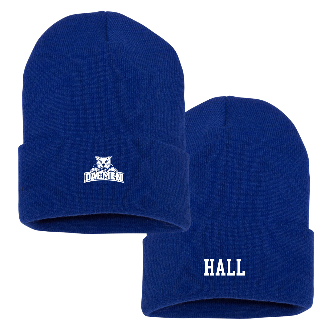 Daemen University TF and XC Blue Beanie - Morgan Hall