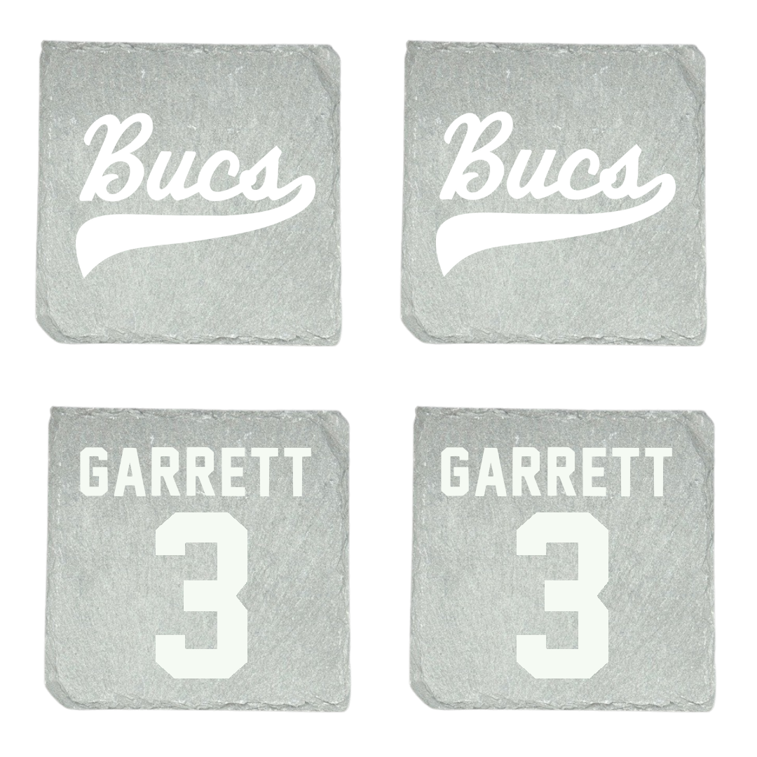 Shelton State Community College Flag Football (W) Stone Coaster (4 Pack)  - #3 Ja'Niya Garrett