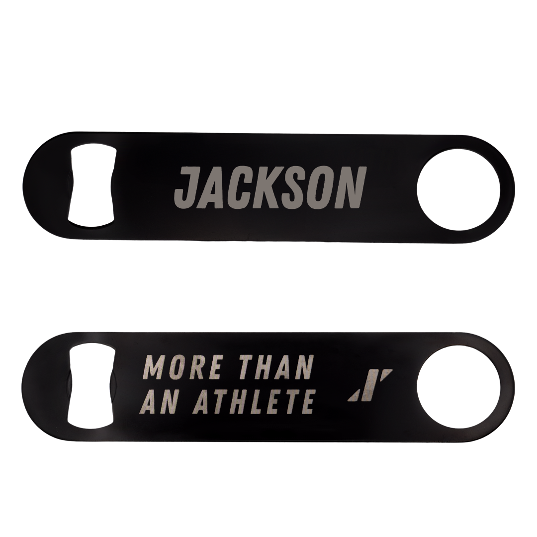 North Central College TF and XC Black Bottle Opener - Brian Jackson
