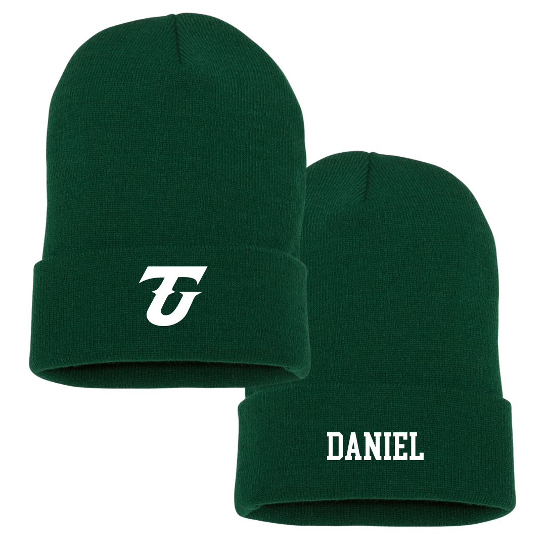 Tiffin University Soccer (W) University Green Beanie - #4 Sofia Daniel