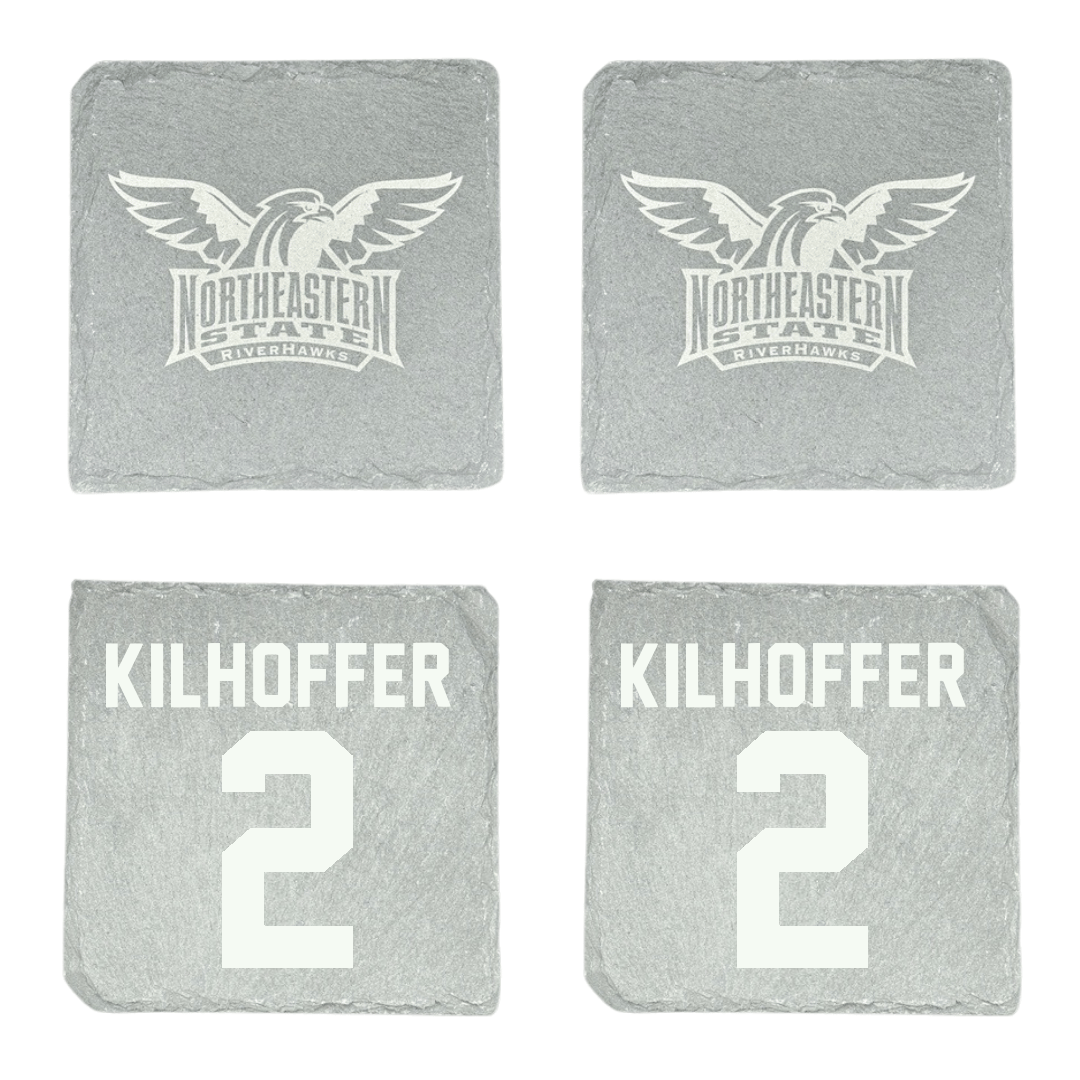Northeastern State University Softball Stone Coaster (4 Pack)  - #2 Shelby Kilhoffer