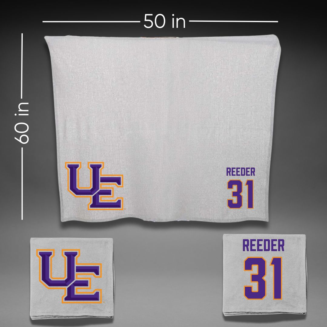 University of Evansville Baseball Gray Blanket - #31 Reagan Reeder