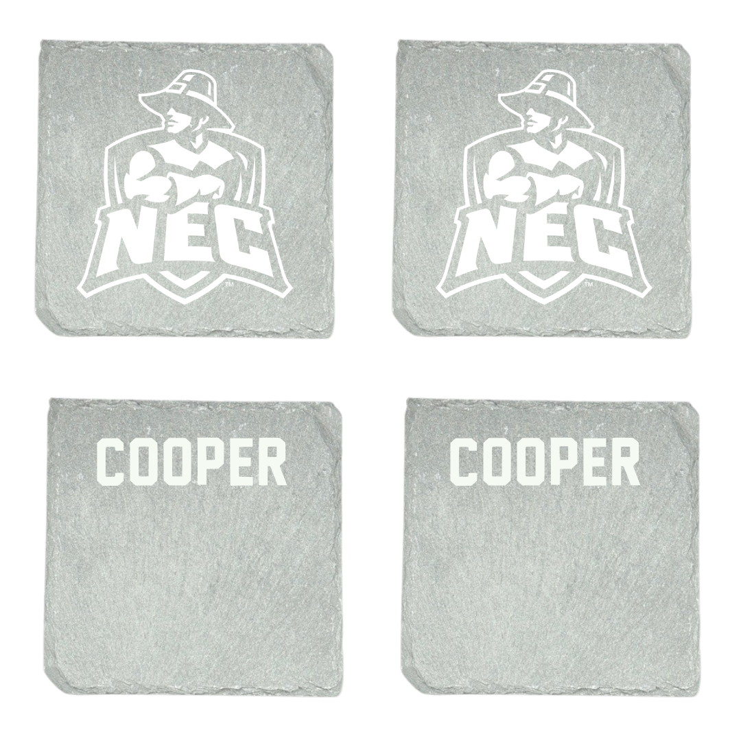 New England College Wrestling (W) Stone Coaster (4 Pack)  - Caleigh Cooper