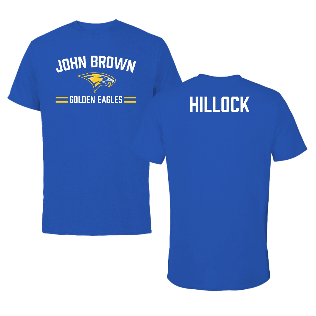 John Brown University Tennis (M) Blue General Performance Tee - Jonathan Hillock