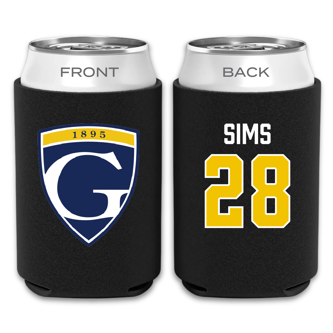 Graceland University Baseball Black Can Cooler - #28 Ashtyn Sims