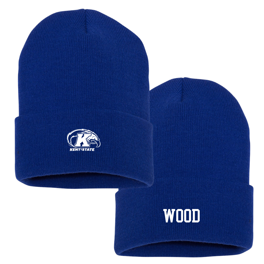 Kent State University Field Hockey (W) Blue Beanie - #77 Alli Wood