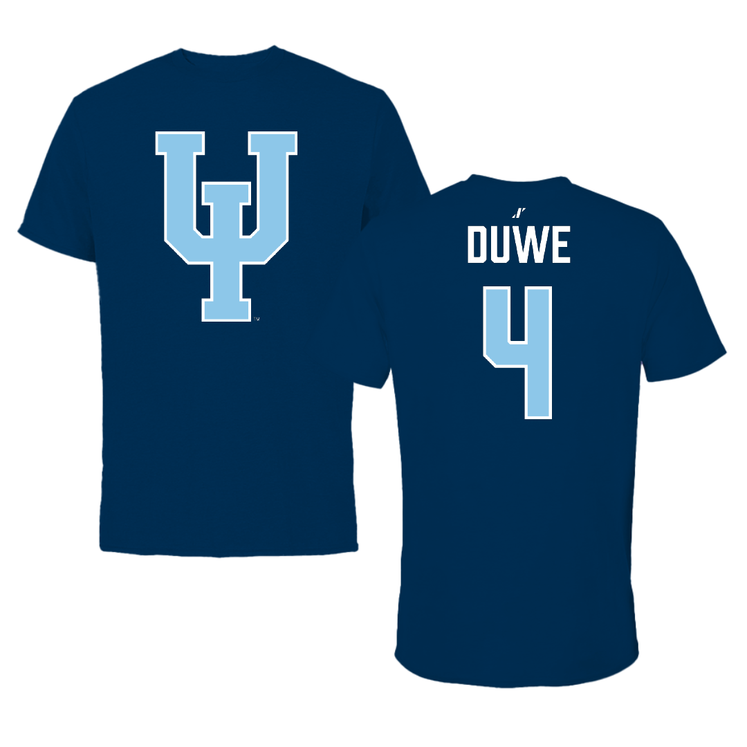 Upper Iowa University Basketball (W) Navy Performance Tee - #4 Bryar Duwe