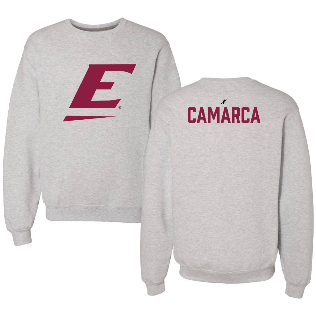 Eastern Kentucky University TF and XC Light Gray Crewneck - Alexander Camarca
