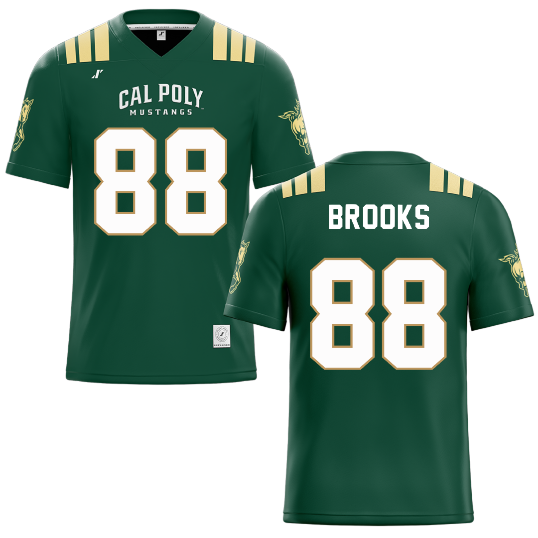 Cal Poly Green Football Jersey - #88 Reese Brooks