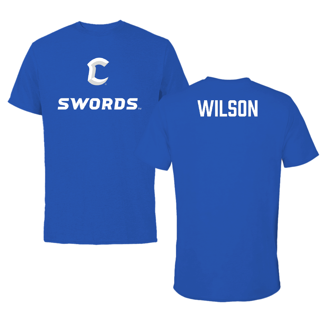 Chaminade University Golf (M) Blue Performance Tee - Chance Wilson