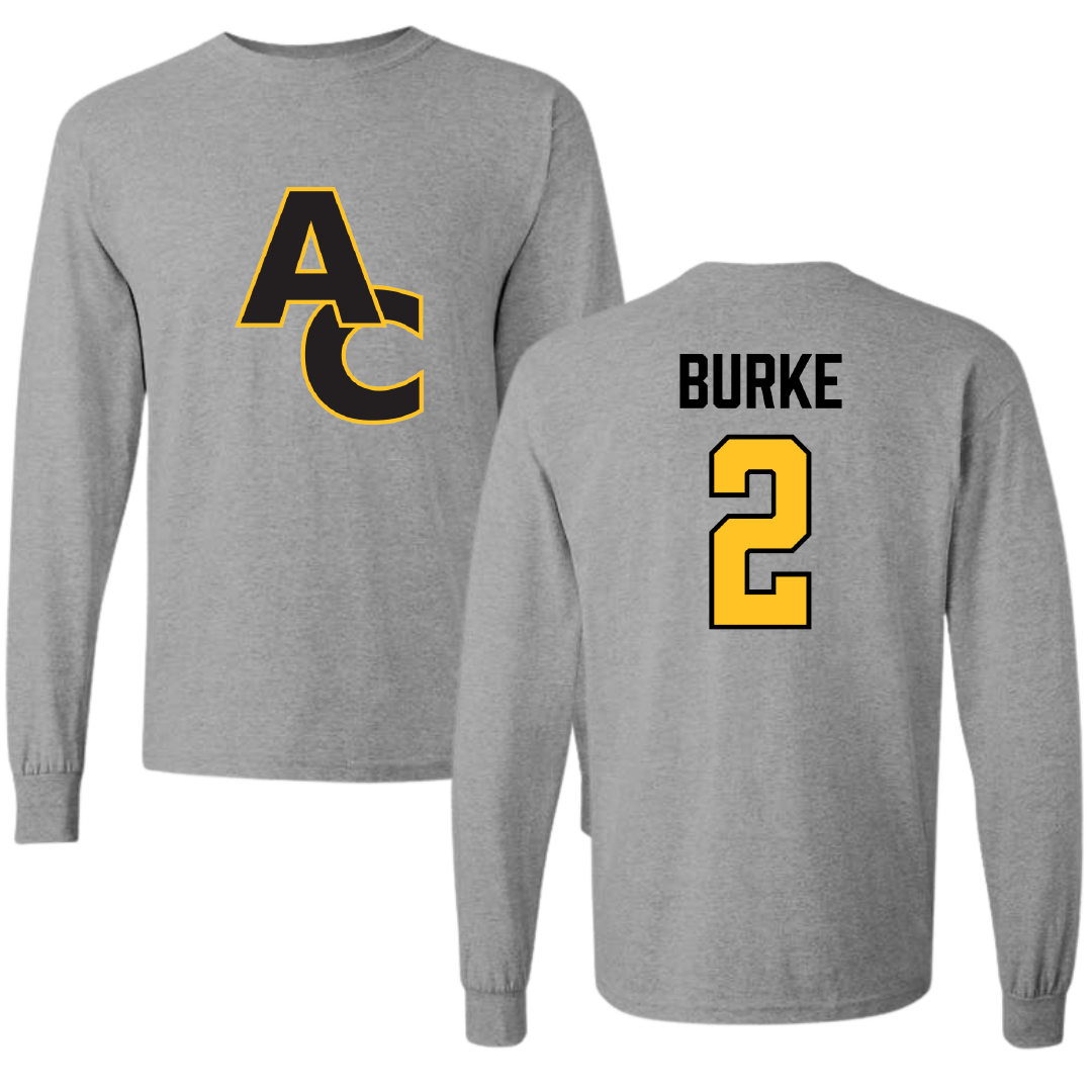Adrian College Lacrosse (M) Sport Gray Long Sleeve - #2 Sam Burke