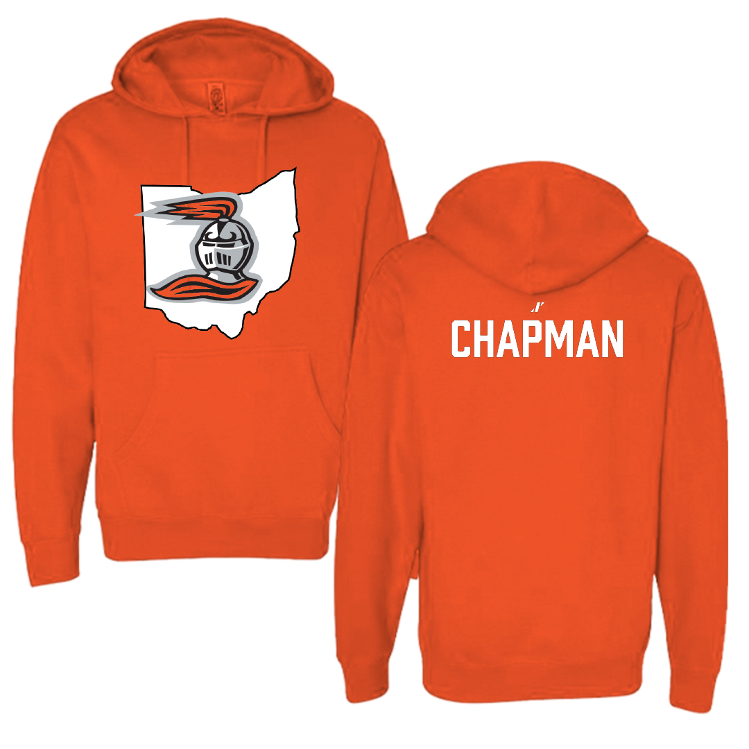 Heidelberg University Swimming & Diving Orange State Hoodie - Kendra Chapman