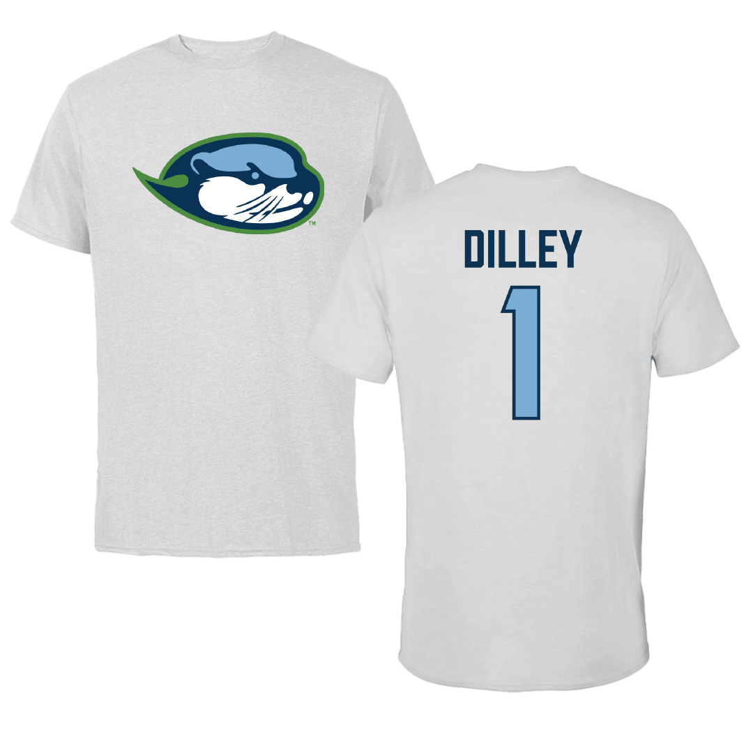 Cal State Monterey Bay Volleyball Light Gray Tee - #1 Mia Dilley