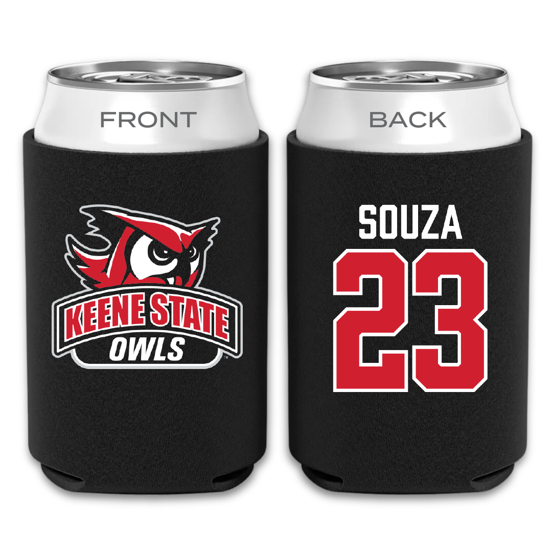 Keene State College Lacrosse Black Can Cooler - #23 Tim Souza