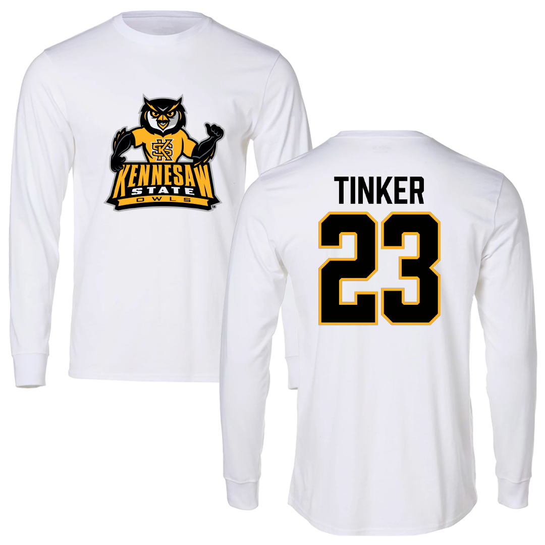 Kennesaw State University Lacrosse White Long Sleeve - #23 Lexi Tinker