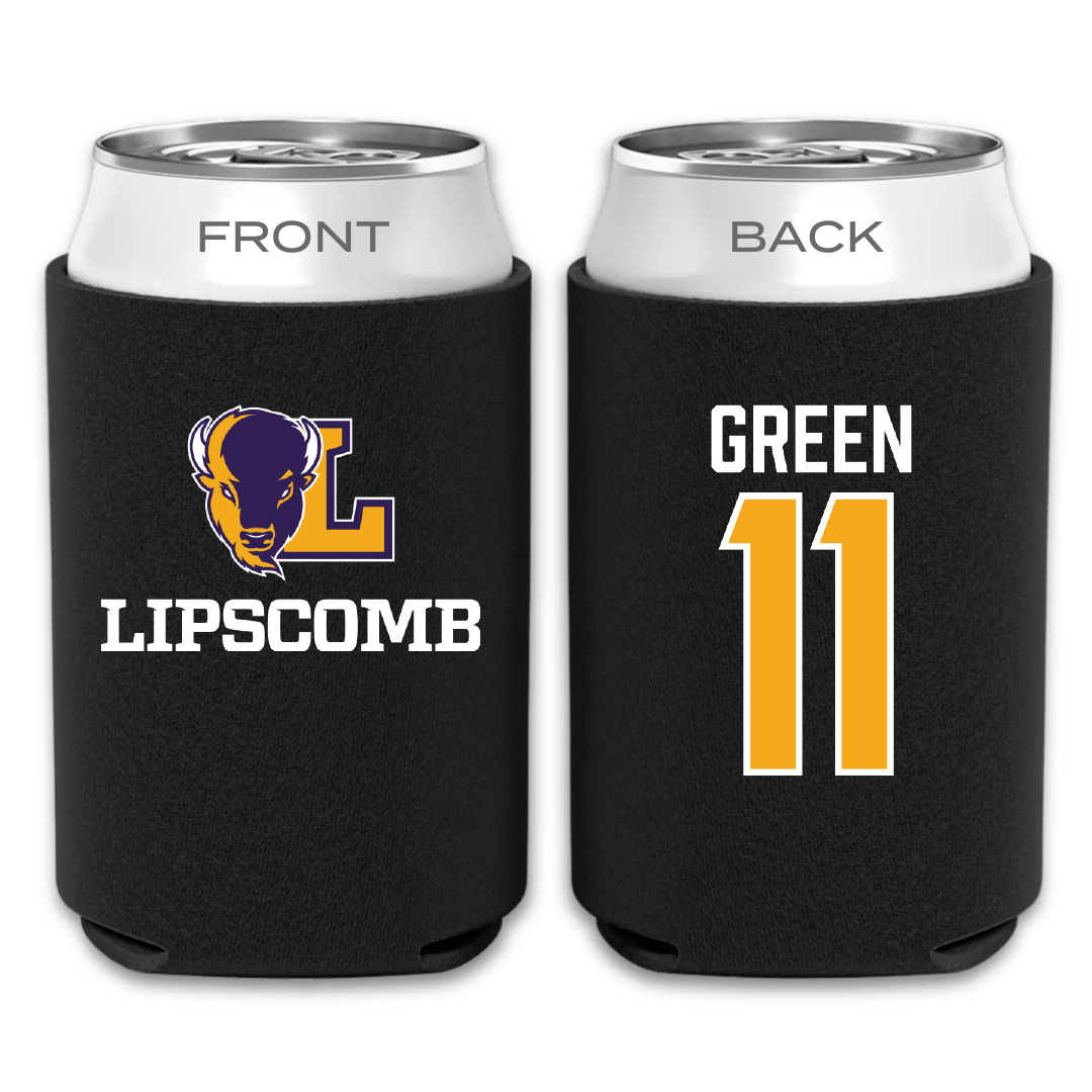 Lipscomb University Soccer Black Can Cooler - #11 Josiah Green