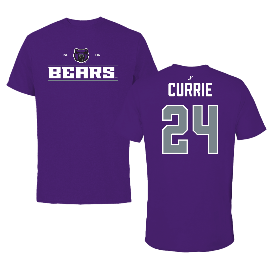 University of Central Arkansas Softball Purple General Tee - #24 Sarah Currie