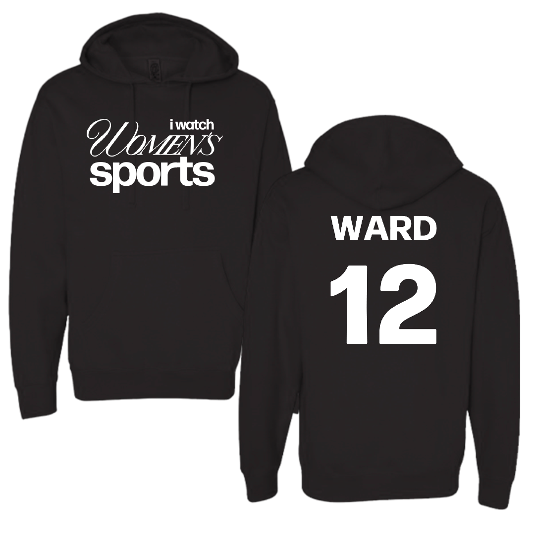 Angelo State University Soccer Black WHM Hoodie - #12 Shaelyn Ward