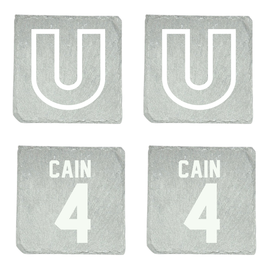 Utica University Basketball (M) Stone Coaster (4 Pack)  - #4 Jordan Cain