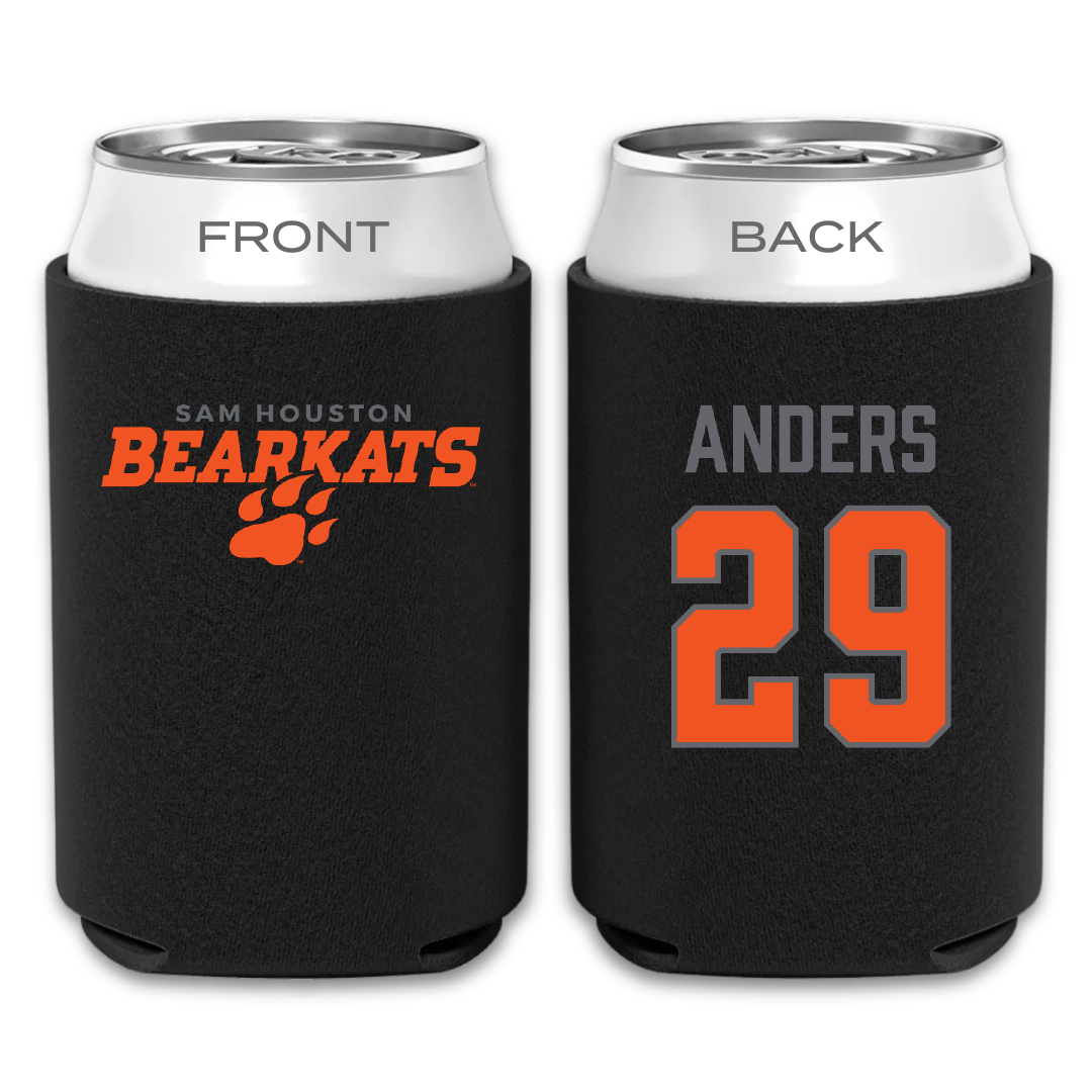 Sam Houston State University Baseball Black Can Cooler - #29 Jonathan Anders