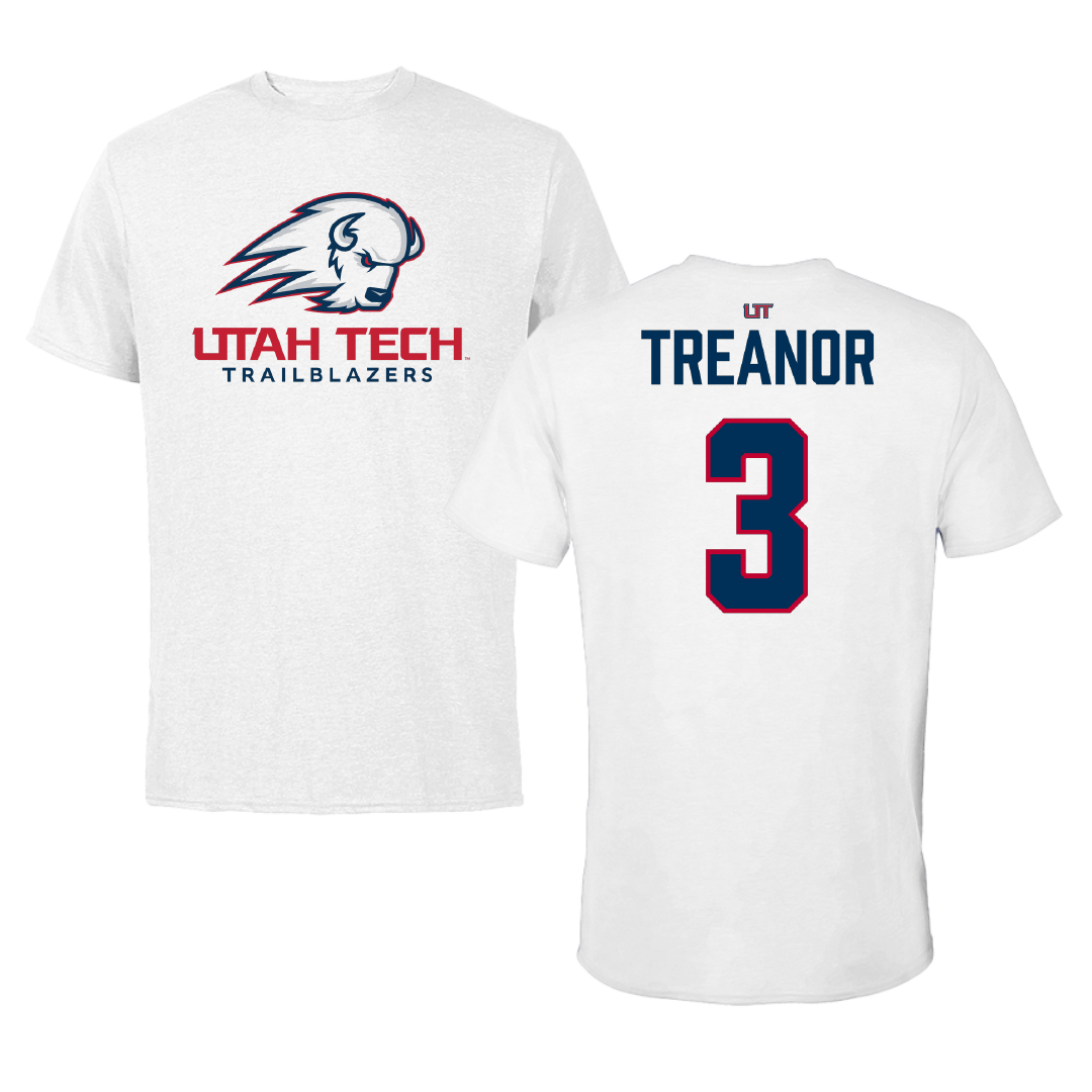 Utah Tech University Volleyball (W) White Tee - #3 Tessa Treanor