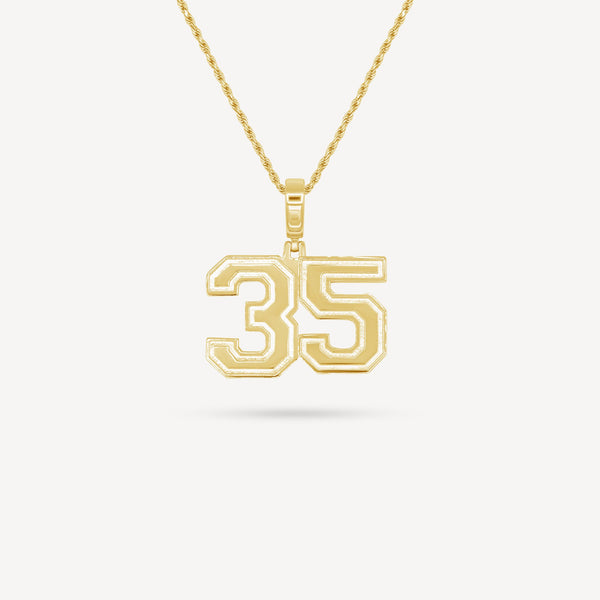 Gold Presidents Pendant and Chain - #35 Aubrie Kierscht