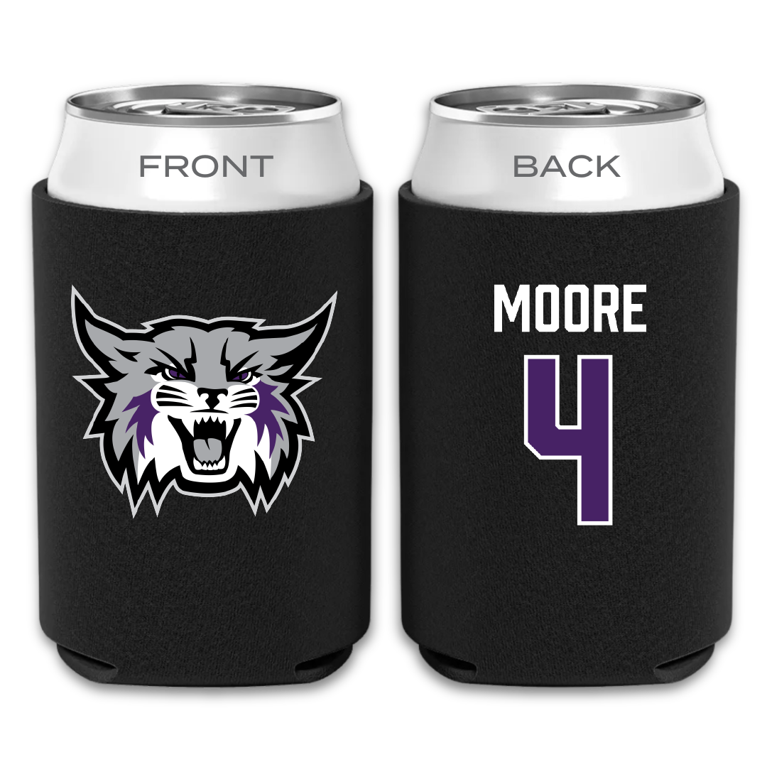 Weber State University Basketball Black Can Cooler - #4 Anthony Moore