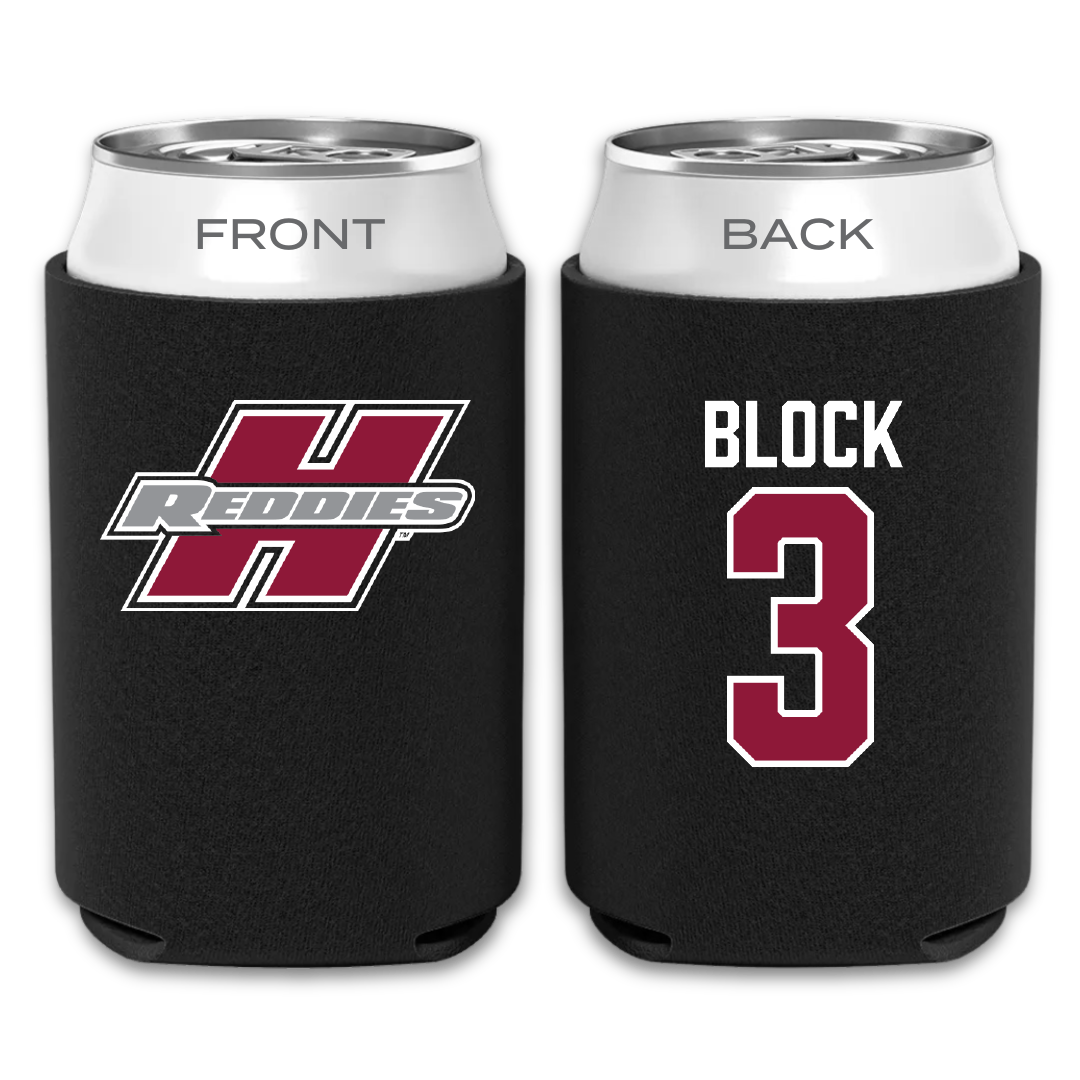 Henderson State University Baseball Black Can Cooler - #3 Dylan Block