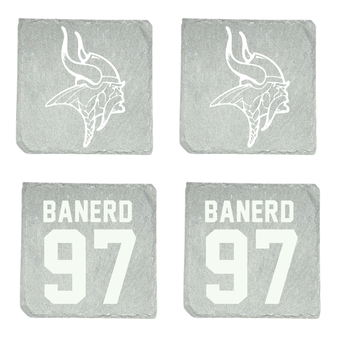 Valley City State University Softball Stone Coaster (4 Pack)  - #97 Kylee Banerd