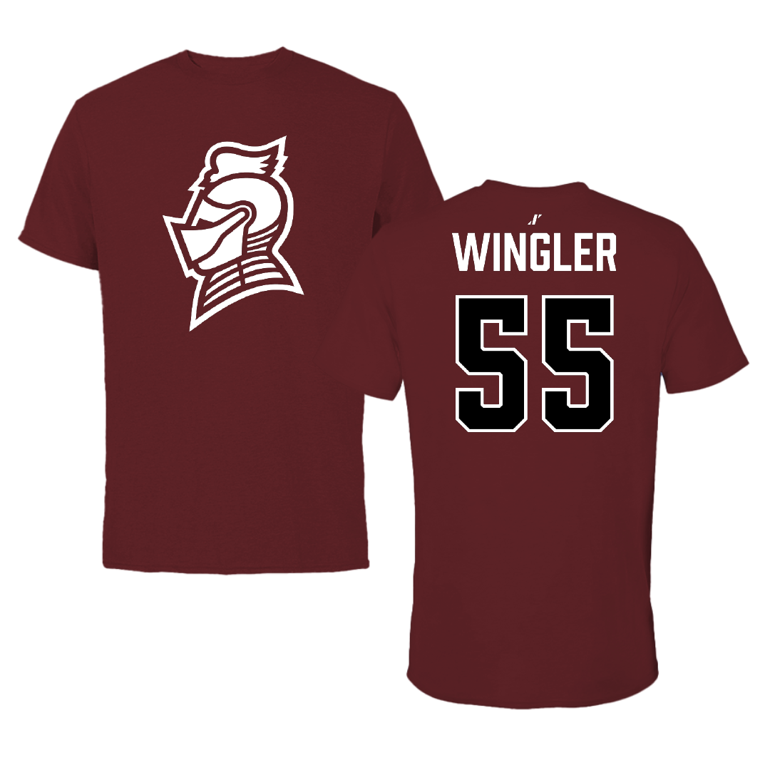 Bellarmine University Basketball (W) Maroon Performance Tee - #55 Kendall Wingler