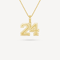 Gold Presidents Pendant and Chain - #24 Lauren Crocker