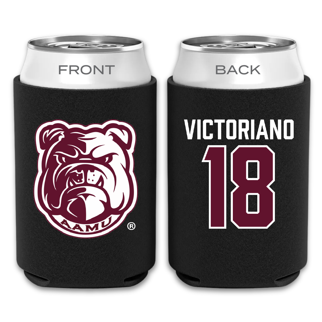 Alabama A&M University Baseball Black Can Cooler - #18 Elvis Victoriano