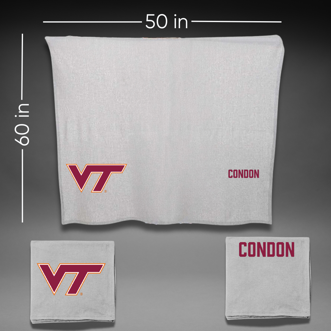 Virginia Tech Dance Gray Blanket - Siobhan Condon