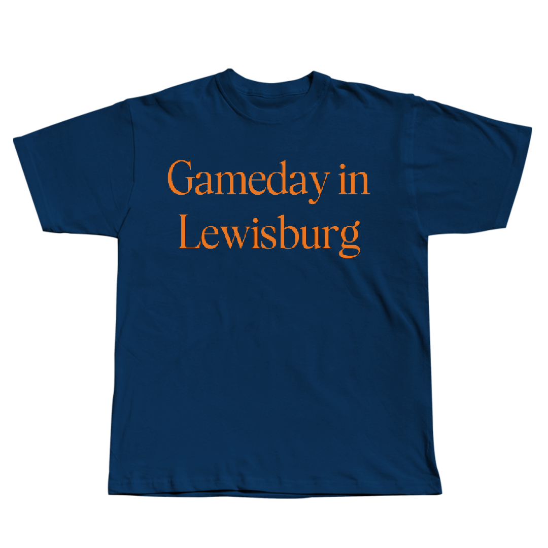 Bucknell University Basketball (M) Navy Gameday Tee - #0 Patrick O'Brien